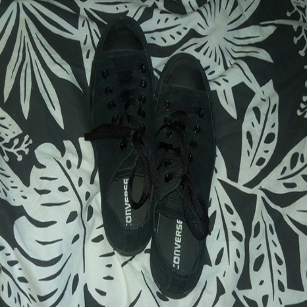 All black converse